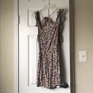 Floral off the shoulder dress